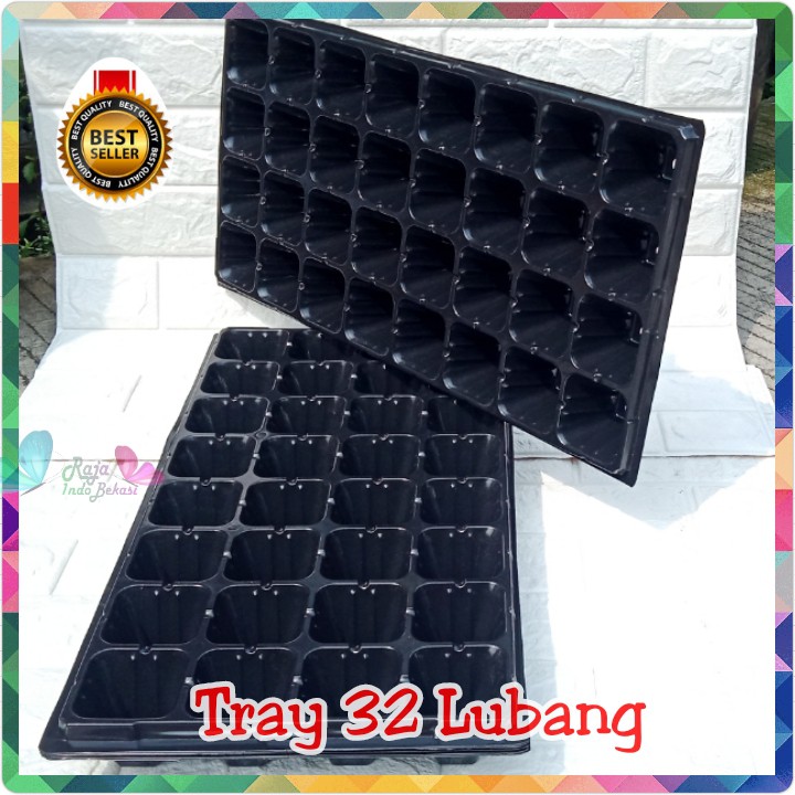 KUALITAS TEBAL TRAY POT SEMAI BIBIT SEMAY 32 50 72 128 LUBANG | POT BENIH HIDROPONIK MURAH