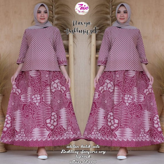 Semi Gamis Batik Murah Solo Navya Eksklusif Batik Tuman Solo