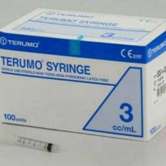 Spuit 3cc terumo 1cc