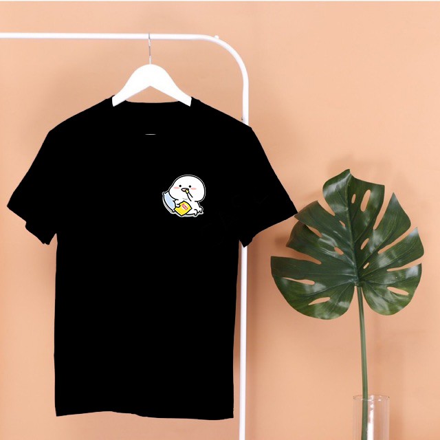 TSHIRT/KAOS PENTOL EMOJI CHIPS COTTON PREMIUM