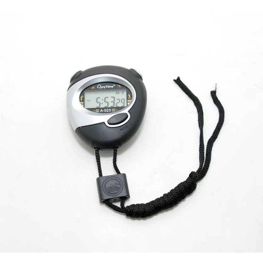 STOPWATCH ANYTIME STOPWATCH SPOR AKSESORIS OLAHRAGA OUTDOOR INDOOR LENGKAP DENGAN JAM TANGGAL DAN HARI VA334