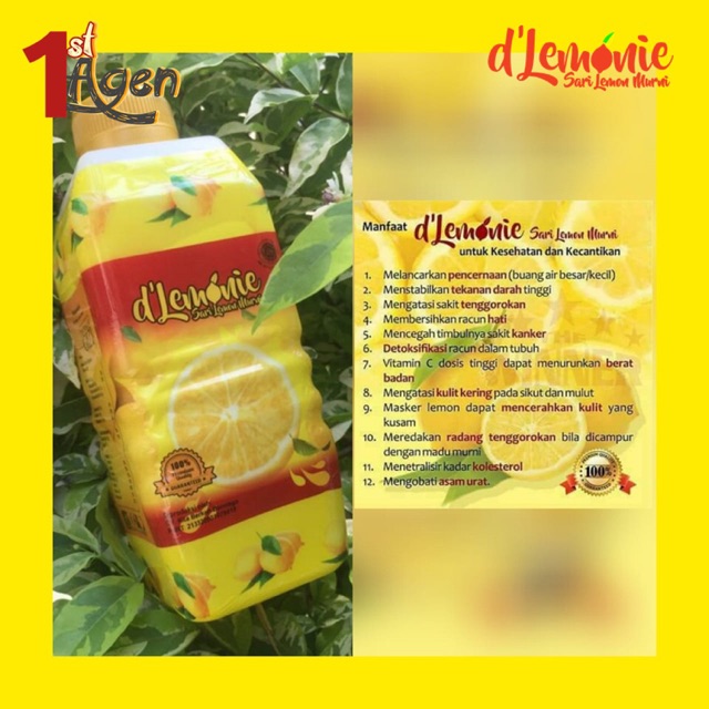 

dlemonie sari lemon 500ml/minuman diet/ sari buah lemon asli