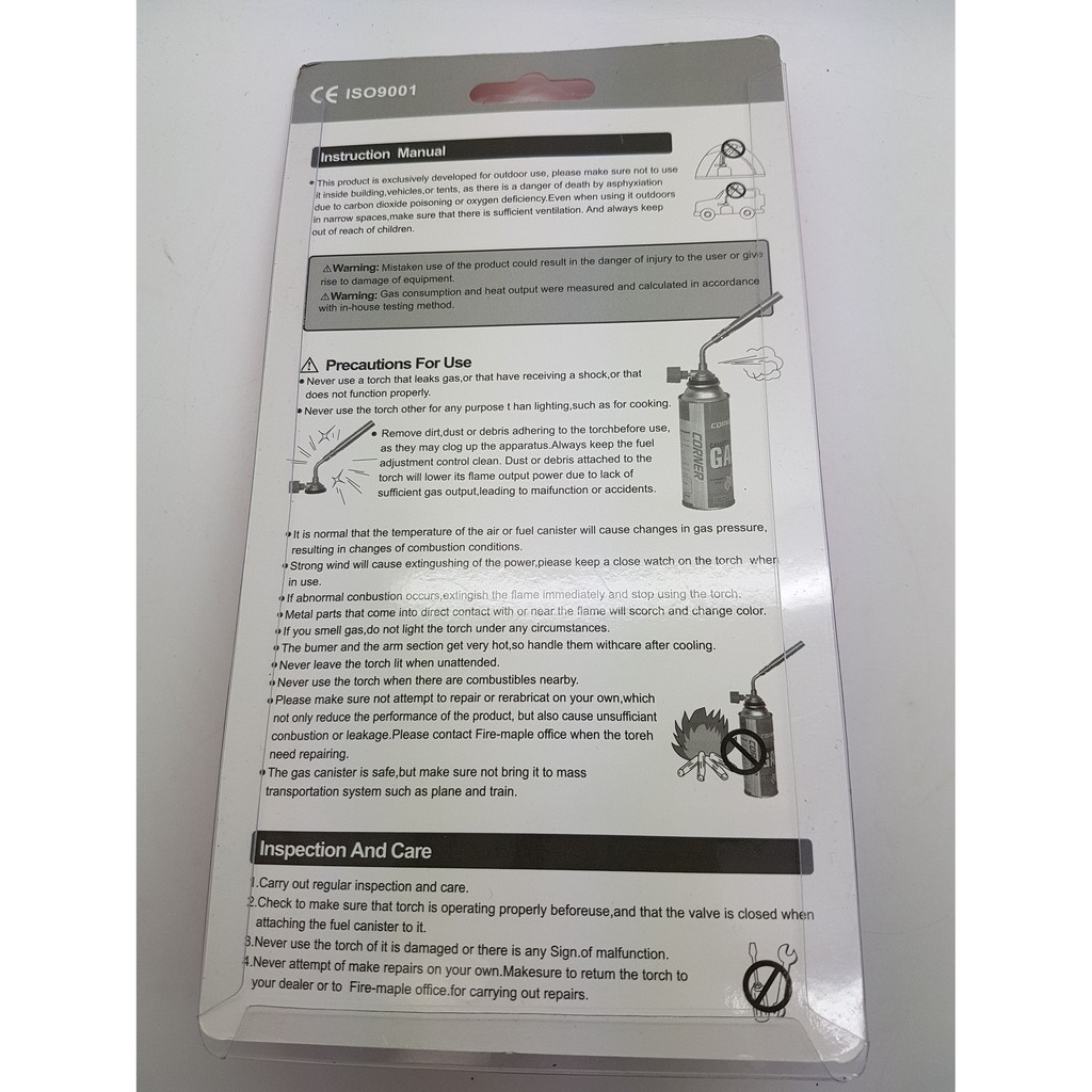 flame brazing torch - kepala korek las tabung gas 1300C