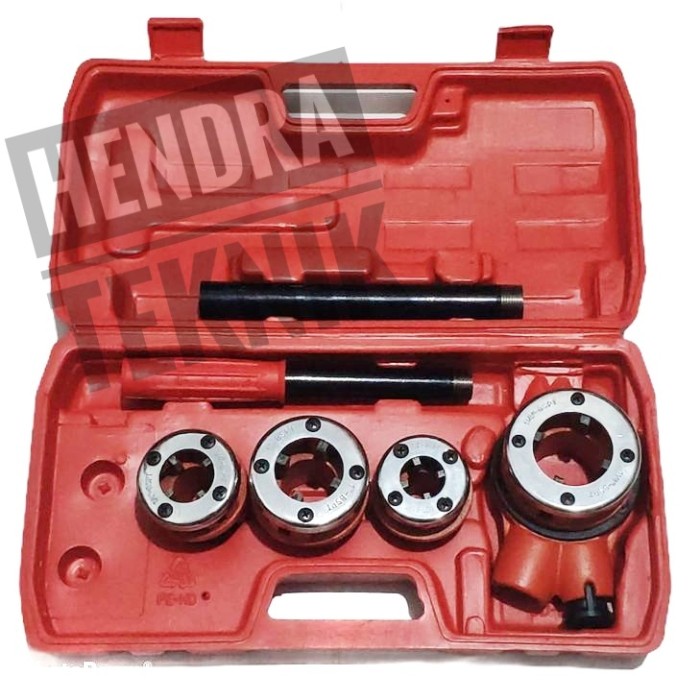 SNEI PIPA LEDENG SET ALAT DRAT PIPA BESI TIPE 62 DRAT 1/2"- 1 1/4"