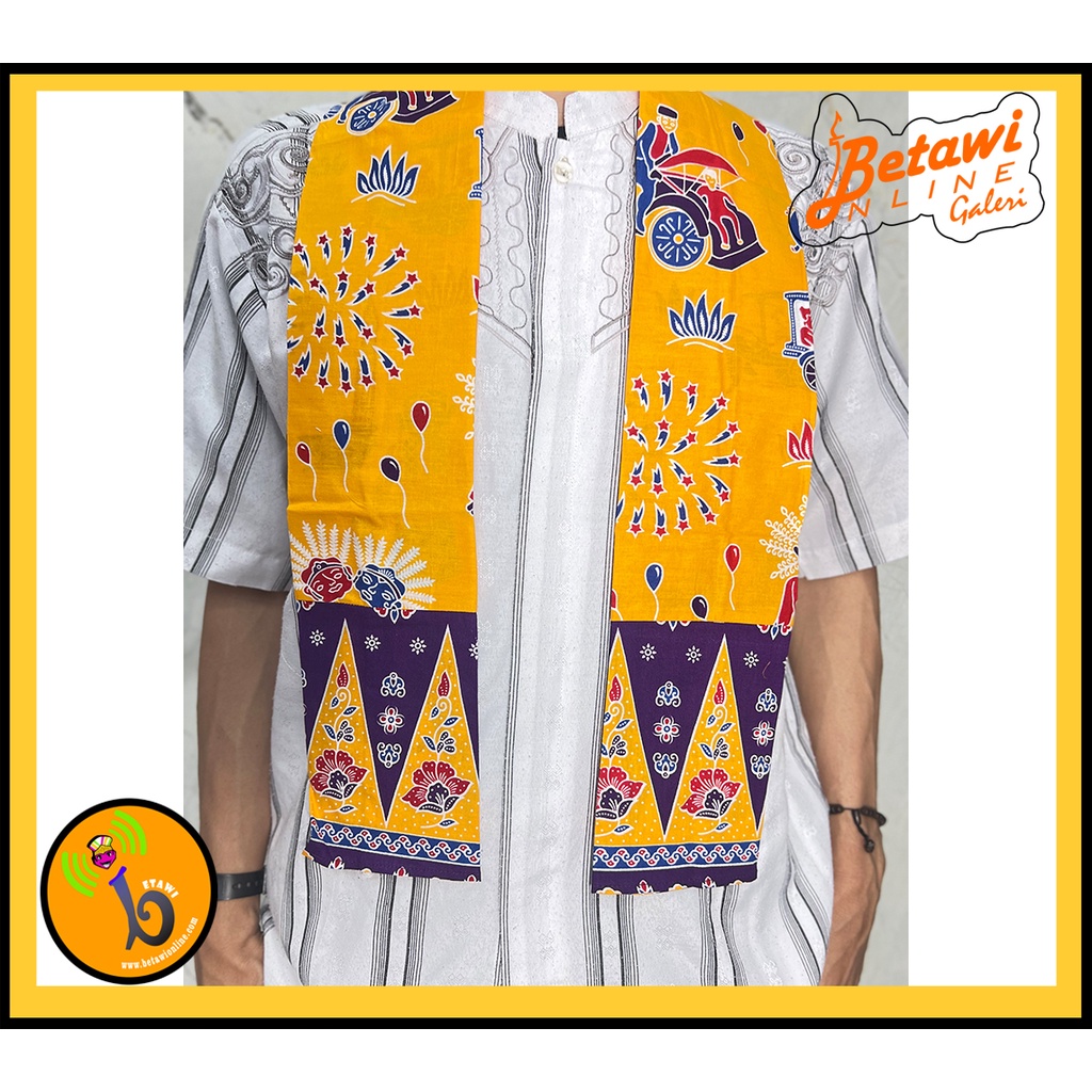 Cukin Syal atau Selempang Kain Batik Betawi-2