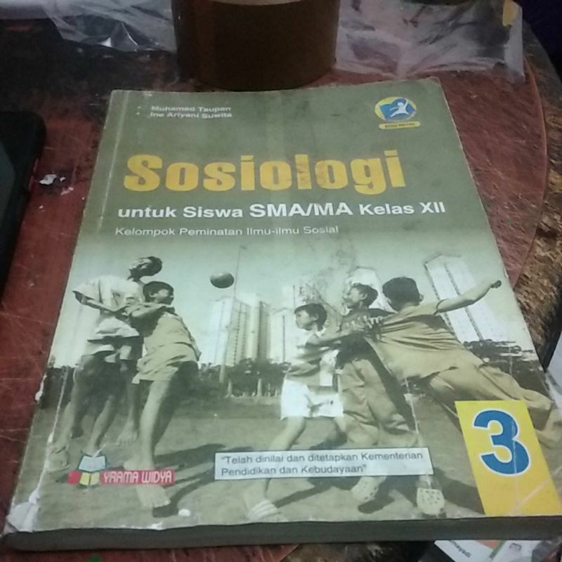 buku sosiologi SMA/MA kelas 3-12 penerbit yrama Widya
