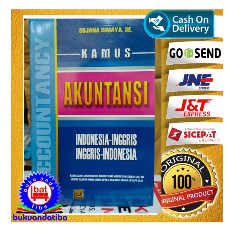 BUKU ORIGINAL - KAMUS AKUNTANSI -INDONESIA-INGGRIS - INGGRIS-INDONESIA - PUSTAKA SETIA