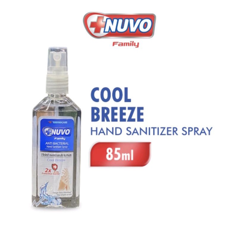 Nuvo Hand Sanitizer Spray 85ml Expired 2024