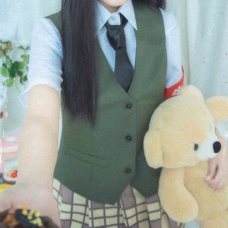 [preloved] pls baca deskripsi - satu set baju cosplay seragam (anime citrus)