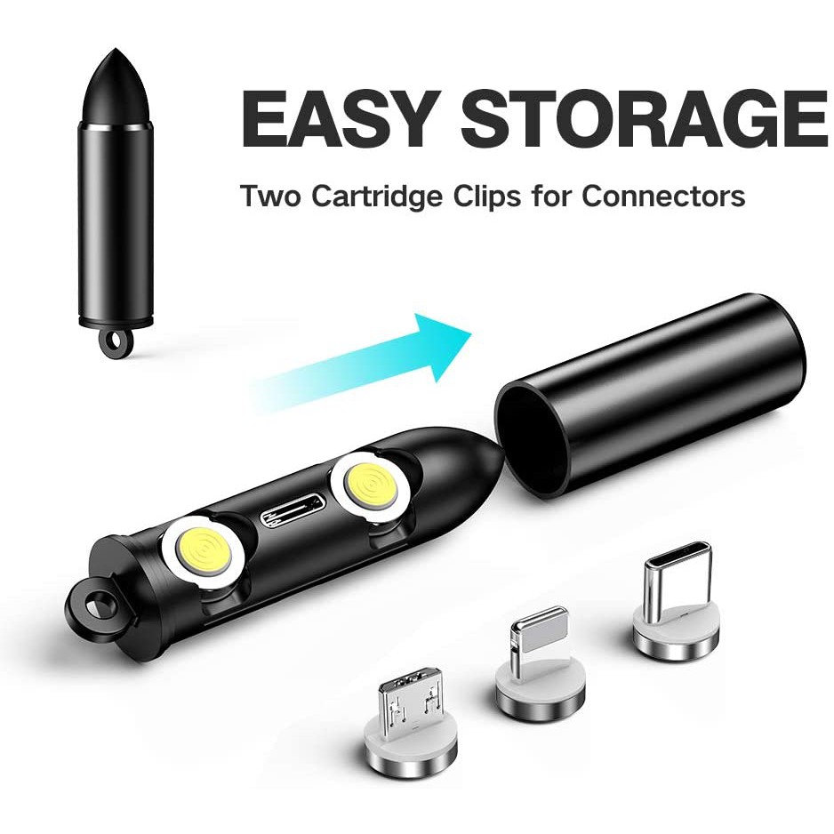 Kabel Data Magnetic Fast Charging Kabel Data Type C / Micro Usb / IOS