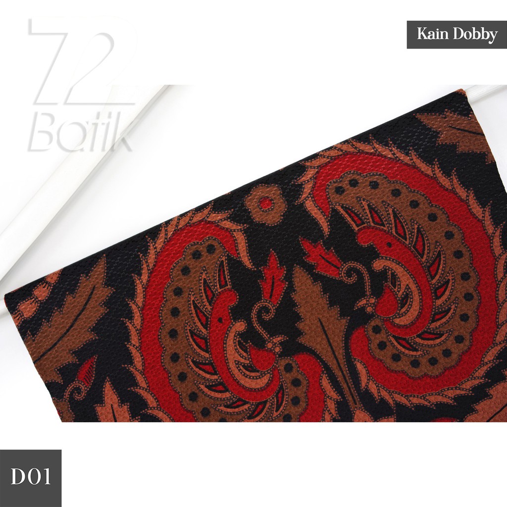 KAIN BATIK PREMIUM Dobby Motif Gurdo Warna Hitam Merah Orange Hijau Dolbi Dobi Doby 723569 CAP 72 - Jarik Jarit Samping Kebat Panjang Batik Dobby Modern Premium Bahan Seragam Batik Pernikahan Kantor Keluarga Murah Kamen Jadi Batik Bali Lembaran