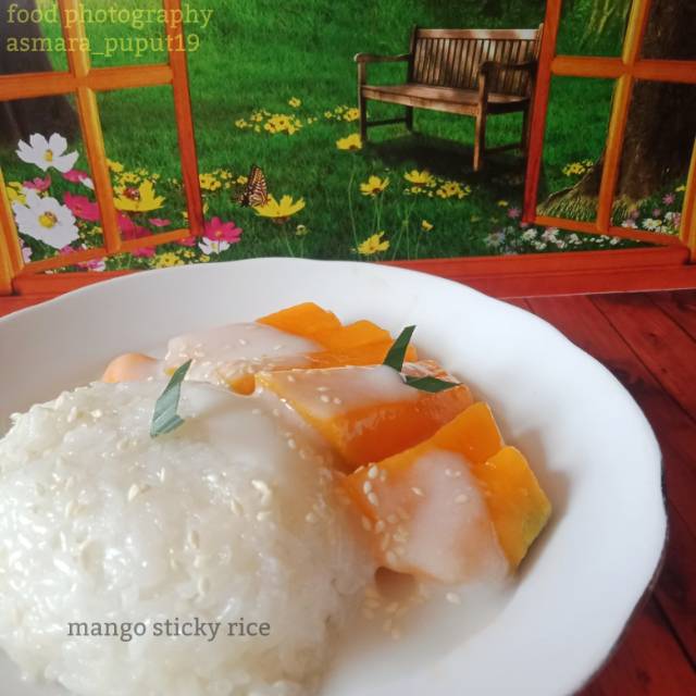 

manggo stick rice