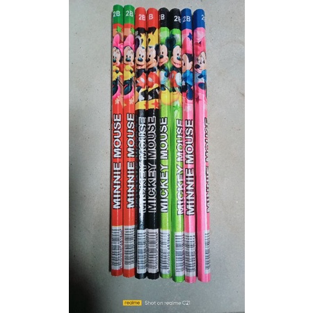 

pensil karakter Mickey mouse per psc