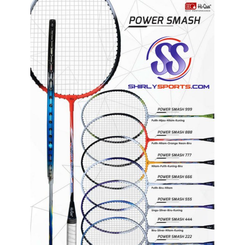 Raket Badminton Bulutangkis HiQua Power Smash