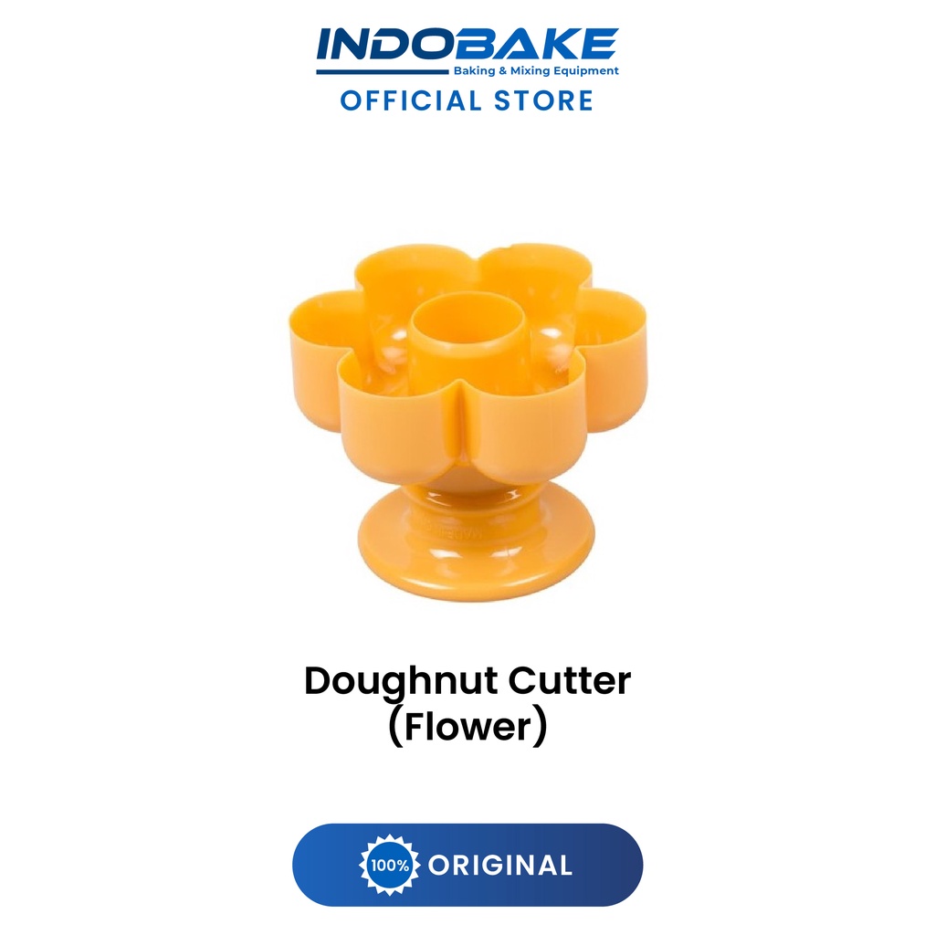 Sanneng SN4186 - Doughnut Cutter Flower / Cetakan Kue Donat / Cetakan Adonan Roti Donat