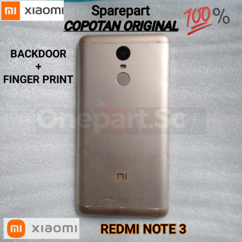 Backdoor + Finger Print Xiaomi Redmi Note 3 ORIGINAL COPOTAN