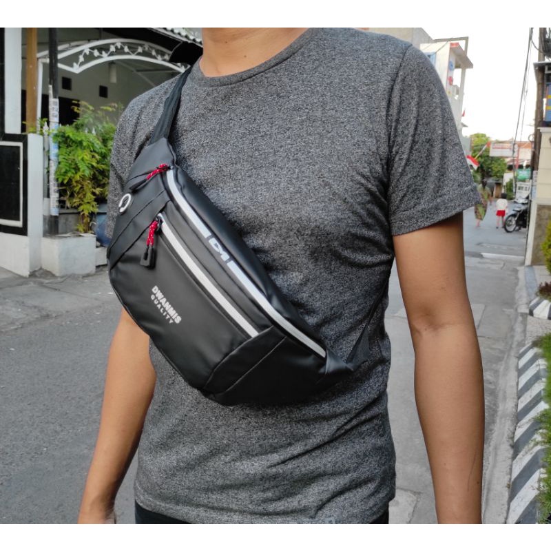 DM4 | Tas WaistBag Selempang Original Waterproff Best Quality