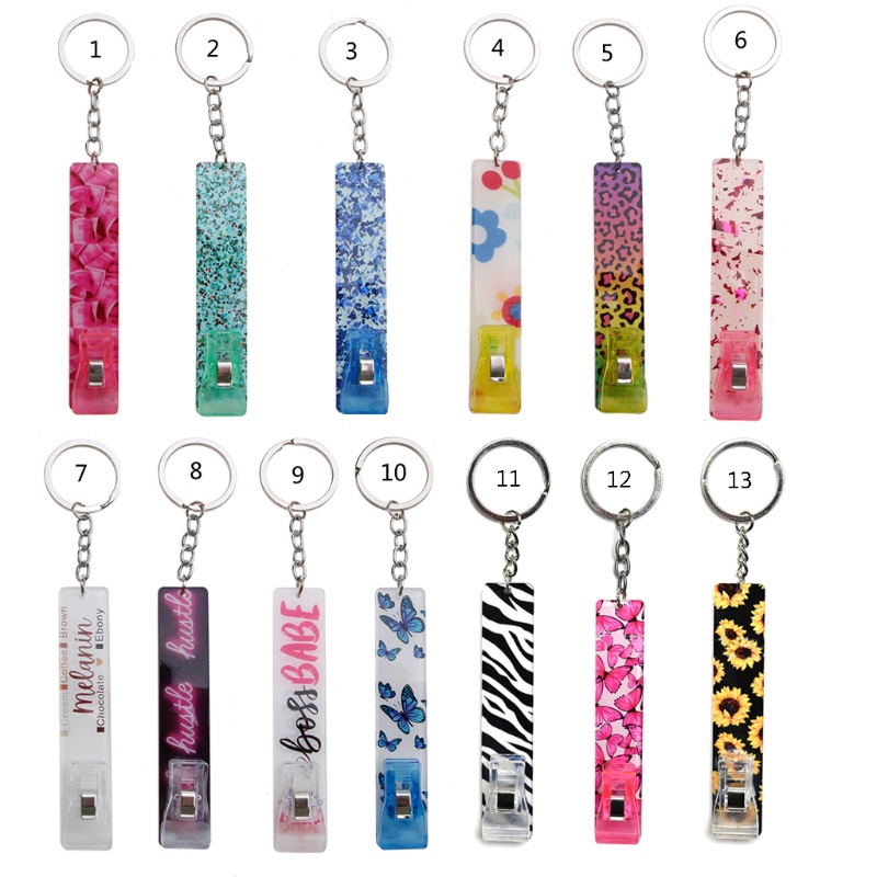 Siy Card Grabber Clip ATM Bahan Akrilik Card Puller Custom Kartu Kredit Sendiri