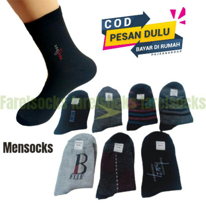 KAOS KAKI MOTIF PRIA(casual 3/4)