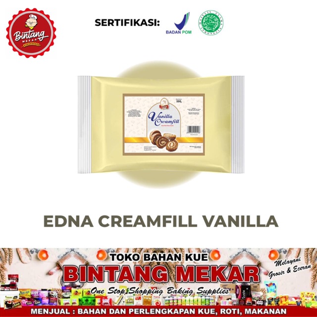 

Edna Creamfill Vanilla 500gr