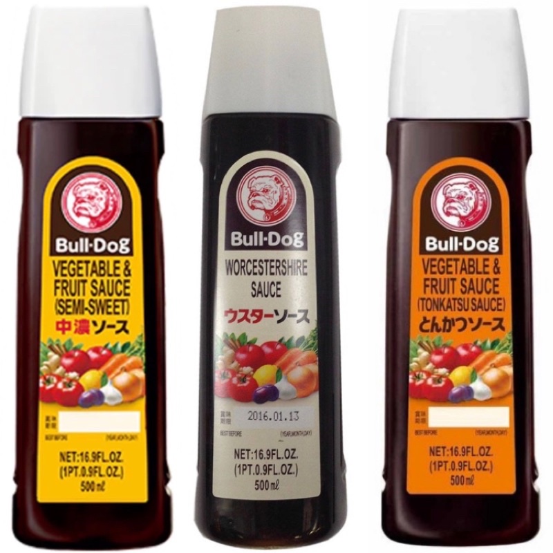 

Bulldog Tonkatsu Sauce 500ml/Bulldog Worcestershire Sauce/Bulldog Vegetable Fruit Sauce (Semi-Sweet)/Bulldog/bull dog/Tonkatsu/Worcestershire/Semi-Sweet/Sauce/bumbu cocol/ bumbu katsu/ bumbu takoyaki/saus/chuno