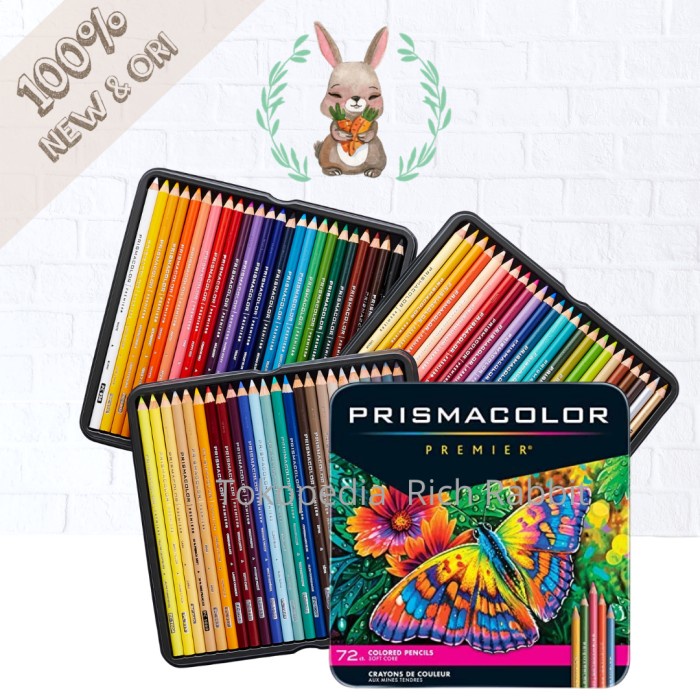 

WARNAPENSIL- PRISMACOLOR PREMIER SOFT CORE 72 COLORS PRISMA COLOR ISI 72 WARNA -PENSIL WARNA