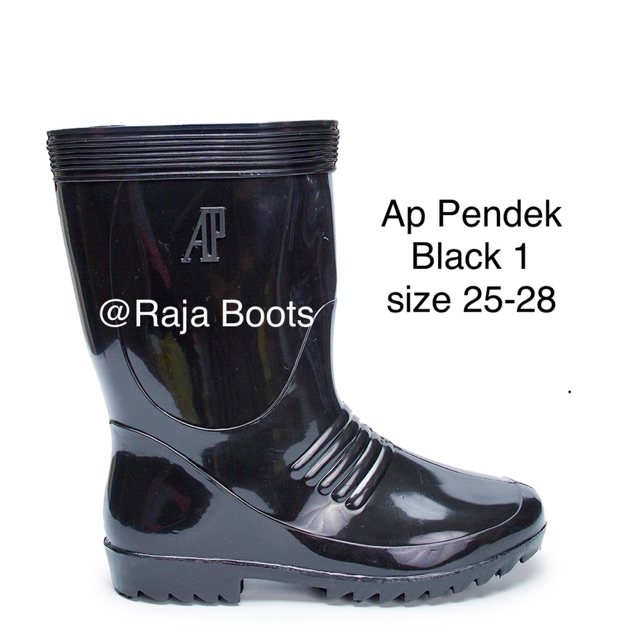 Ap Boot Pendek Hitam Termurah