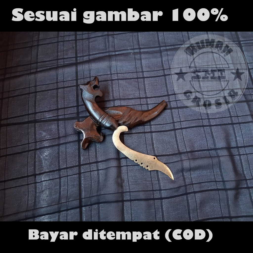 Kujang Kuningan Antik Mini Elegan