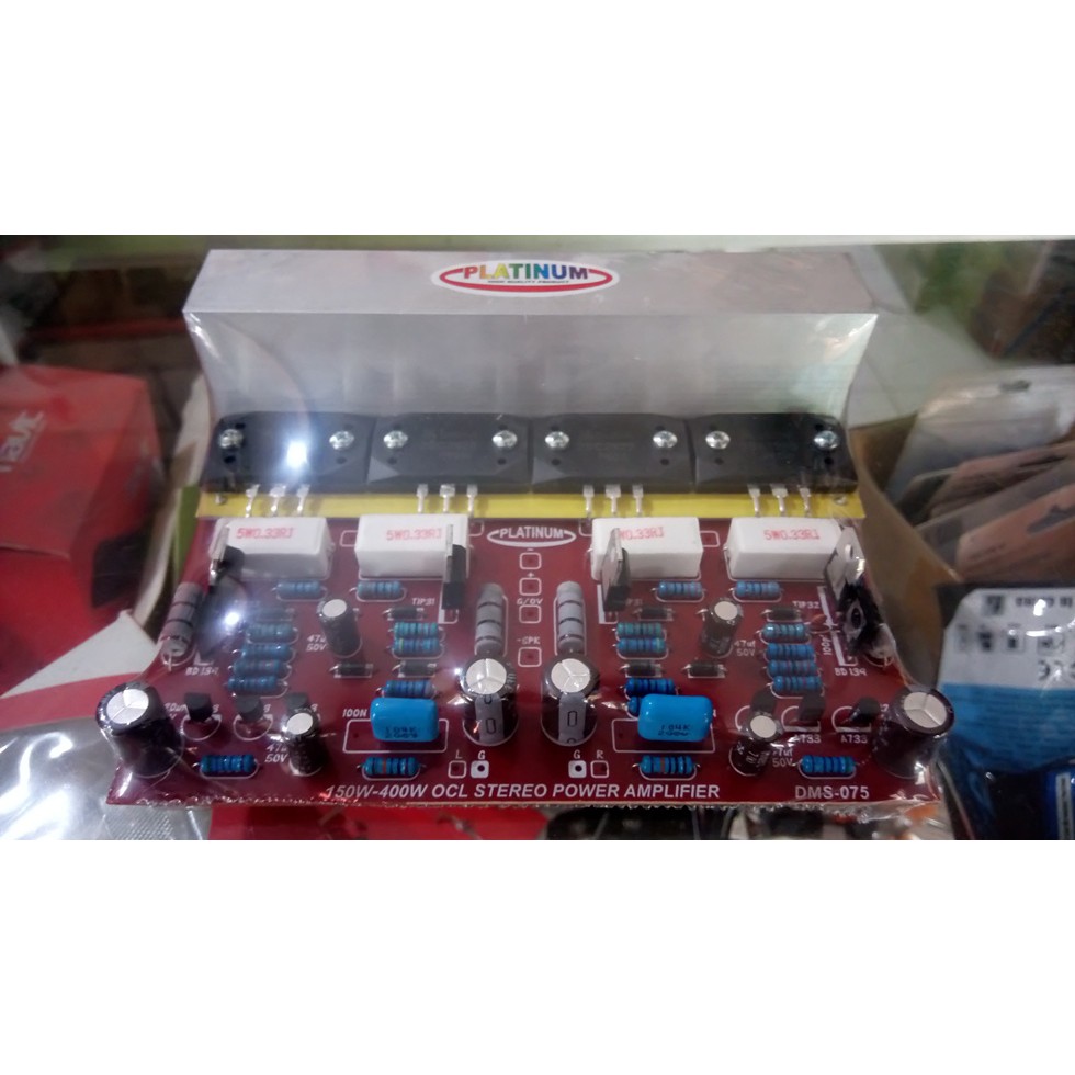 POWER KIT Amplifier Audio PLATINUM OCL STEREO150-400W DMS 075