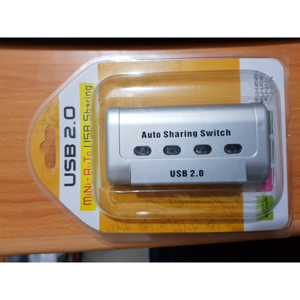 USB AUTO SWITCH PRINTER 4 PORT / DATA SWITCH / USB SHARING SWITCH