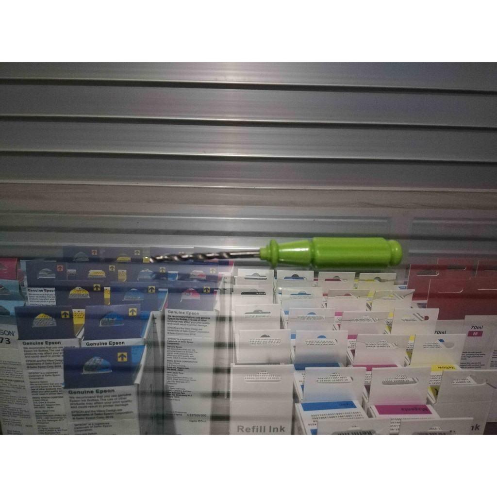 Obeng Bor Cartridge Catridge Ukuran 3.6mm Untuk infus modif Canon Hp PG 810 Ip2770 Mp145 Mg2570 E400