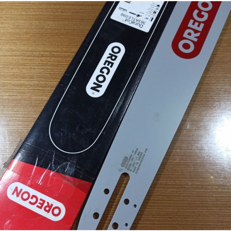 Bar Baja Laser Gergaji Potong Pohon Kayu Chainsaw 36" inch OREGON ASLI untuk rantai 52T