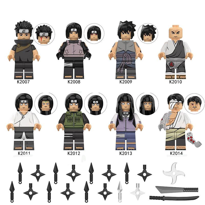 Aneka Gaya Naruto Bangunan Anak Blok Minifigures Edukasi Mainan Baru