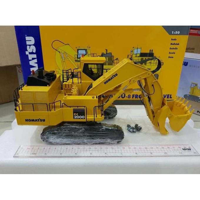 Diecast Miniatur Alat Berat Excavator Komatsu Pc 00 8 Front Shovel Ktm Shopee Indonesia