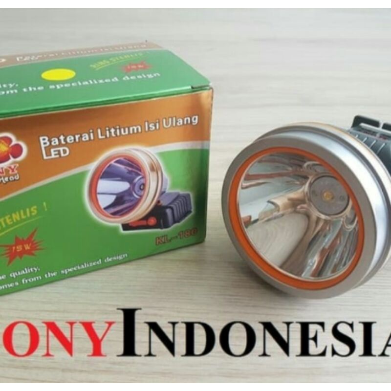 SENTER KEPALA DONY KL180 ANTI AIR