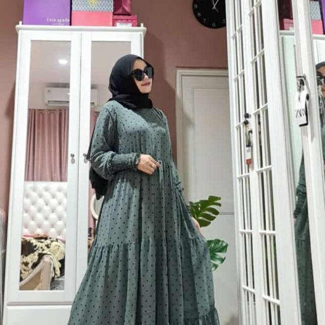 GAMIS POLKA MONA SYARI BY ME