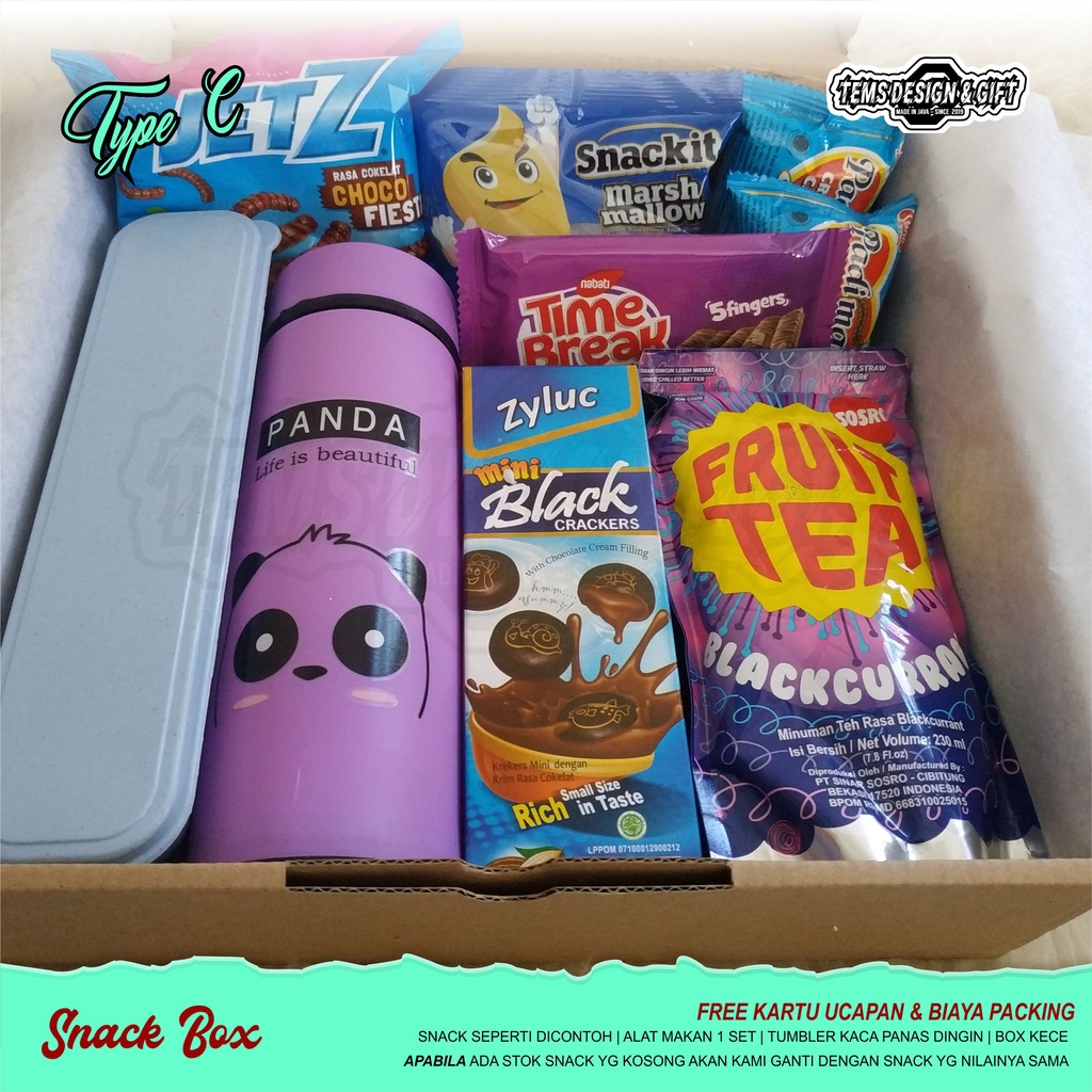 

Snack Box | Gift Box Hampers Paket Hemat Murah | Hadiah Wisuda, Ulang Tahun, Sempro Banyak Bonus dan Diskon