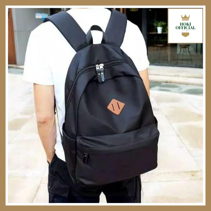 [COD] Tas Ransel Pria Motif Polos Ada Slot Laptop Kapasitas Besar Ransel Kuliah SMA SMP Tas Laptop HokiOfficial