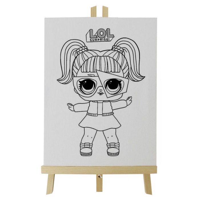 

KANVAS LUKIS Gambar LOL Surprise Untuk Anak Mewarnai Coloring Outline