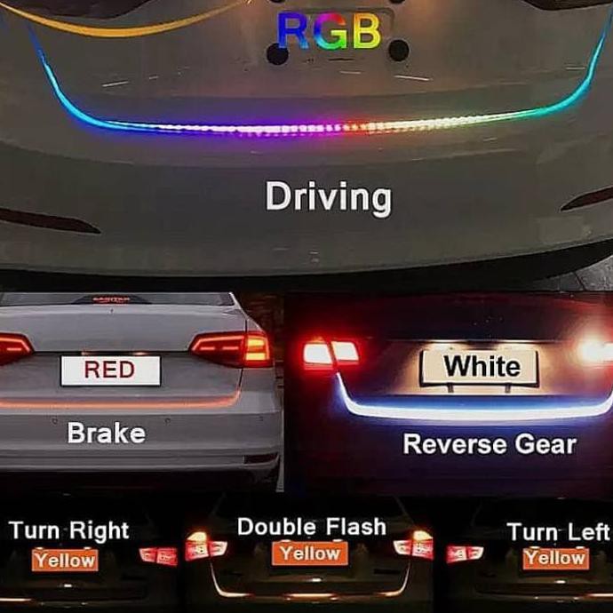 BARU 24 VOLT LAMPU LED VARIASI BAGASI MOBIL TRUK BUS TRONTON KEREN #7