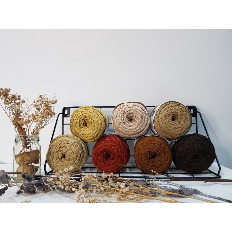 Benang Rajut Polythick / Onitsuga (Coklat)