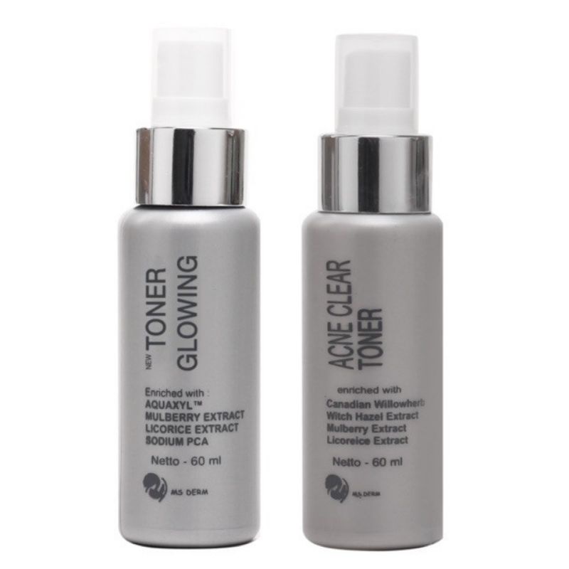 Toner Ms Glow Whitening Glowing Acne MsGlow