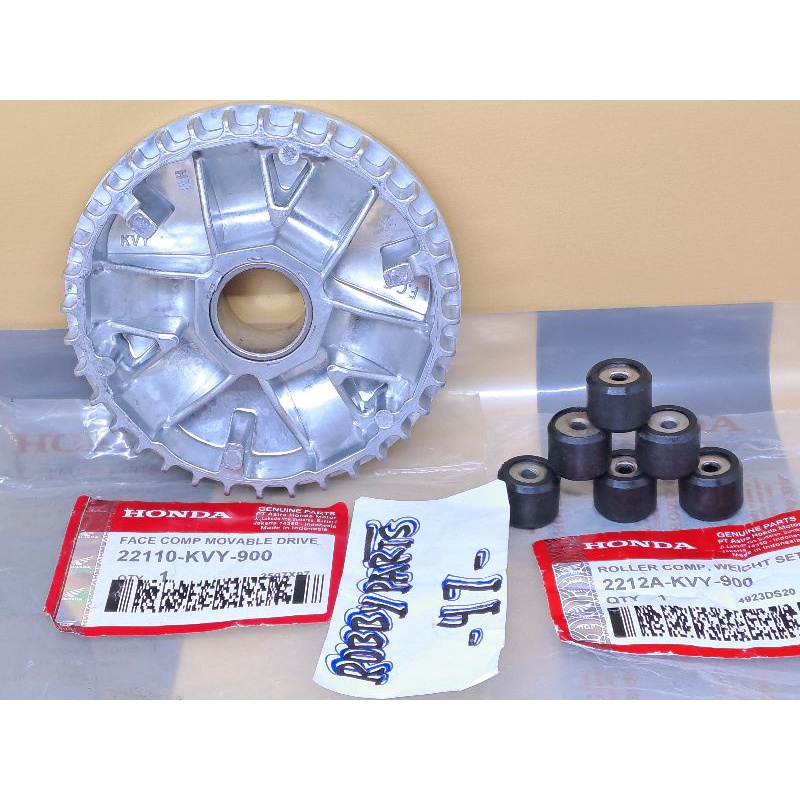 Rumah roller only + Roller KVY Beat Scoopy Spacy karbu Ori