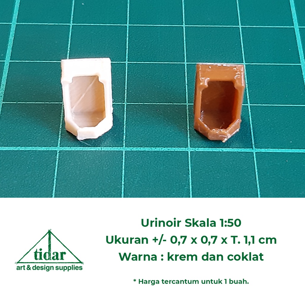 

[MR] AN - Miniatur Maket Urinoir - Urinal - Toilet - Kamar Mandi Skala 1:50