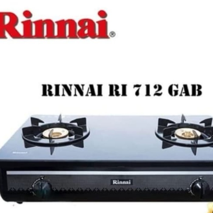 Jual Yusufstore Rinnai Jne Sicepat Kompor Gas 2 Tungku Ri 712 Gab Tutup Kaca Berkualitas Shopee Indonesia