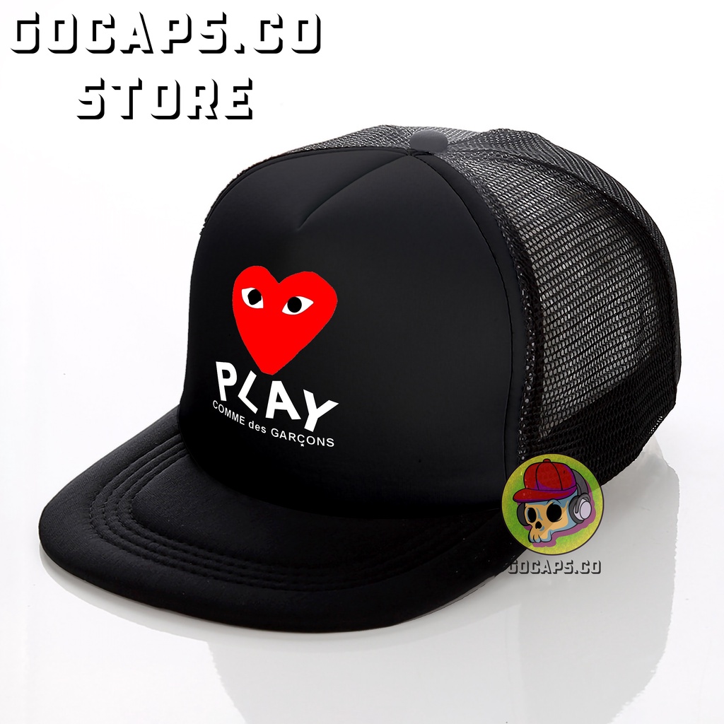 Comme des Garcons / CDG  / Topi Jaring / Topi Jaring Snapback / Topi Distro / Topi Pria / Topi Premium / Topi Jaring Distro Premium / Topi Premium / Topi Snapback / Topi Brand / Topi Band / Terlaris / Gocaps