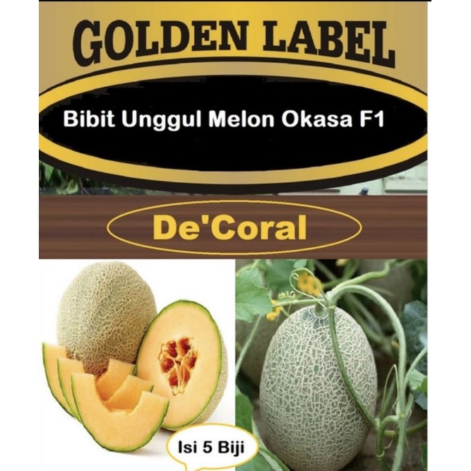 Bibit Unggul Melon Okasa F1 | Benih Melon Okasa F1 | Biji Melon Okasa F1 |  Melon Okasa F1