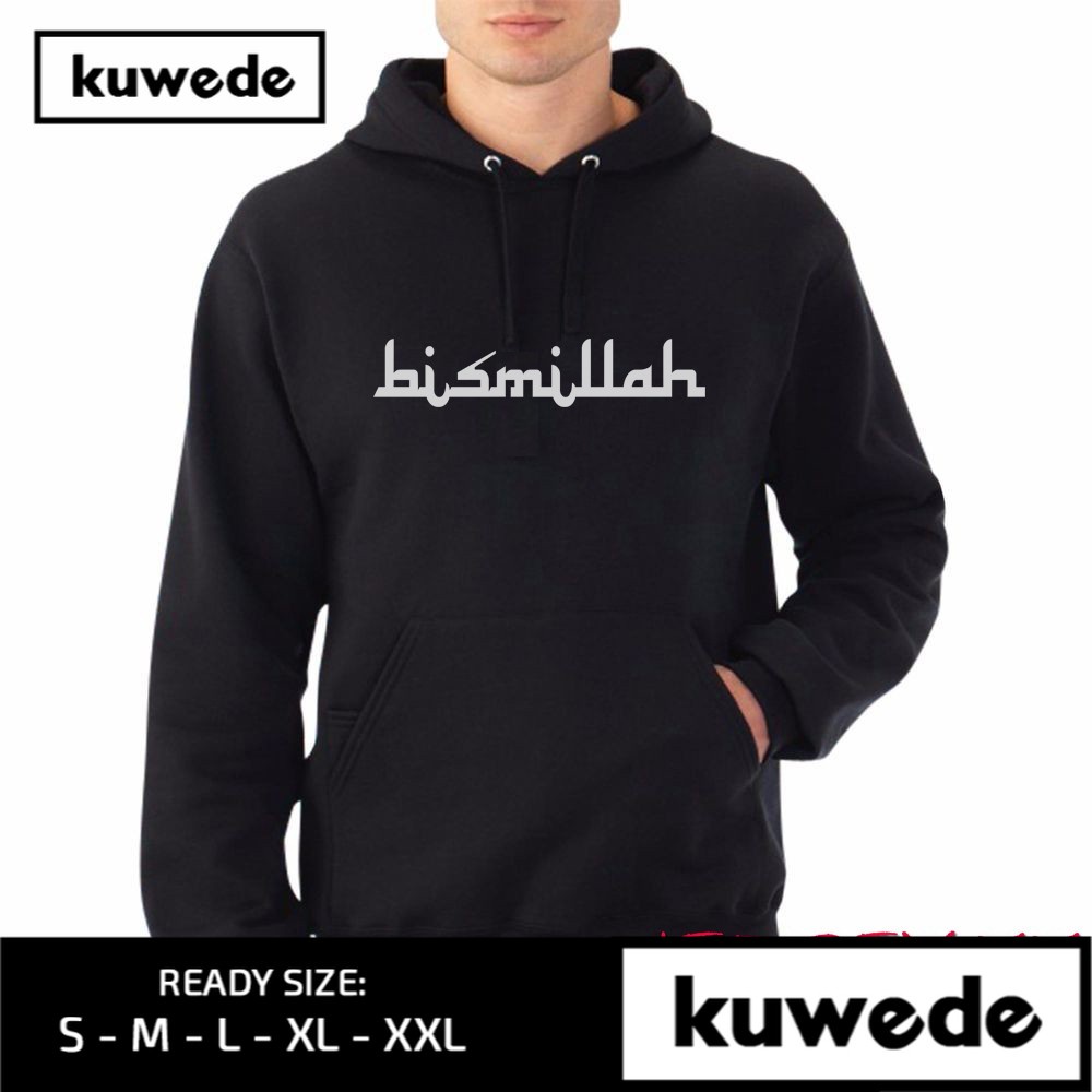 Hoodie Jaket Jumper BISMILLAH - Jaket Islami