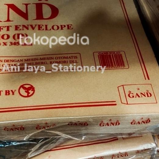 

☉ Amplop Coklat Folio /Map Coklat/Envelope Samson/Amplop F4 ❉
