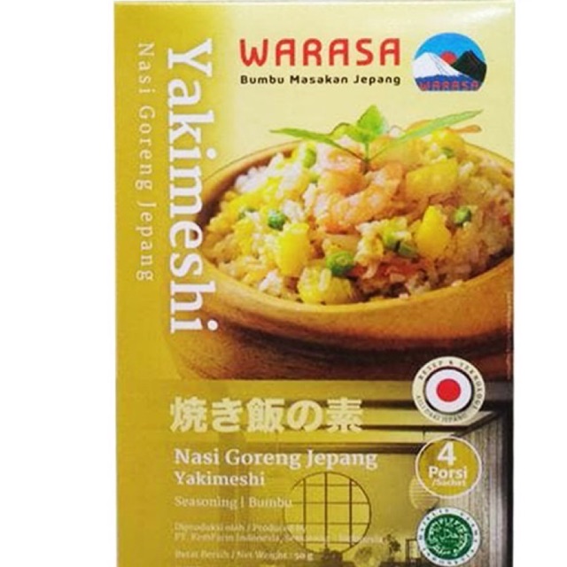 

Warasa Yakimeshi Halal / Bumbu Nasi goreng jepang / Nasi goreng ala jepang halal / Bumbu jepang